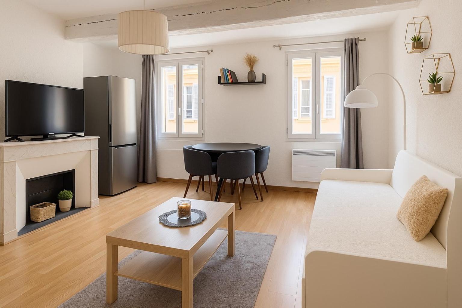 Charmant Appartement 2 Pieces En Plein Centre Ville Historique Aix-en-Provence Luaran gambar